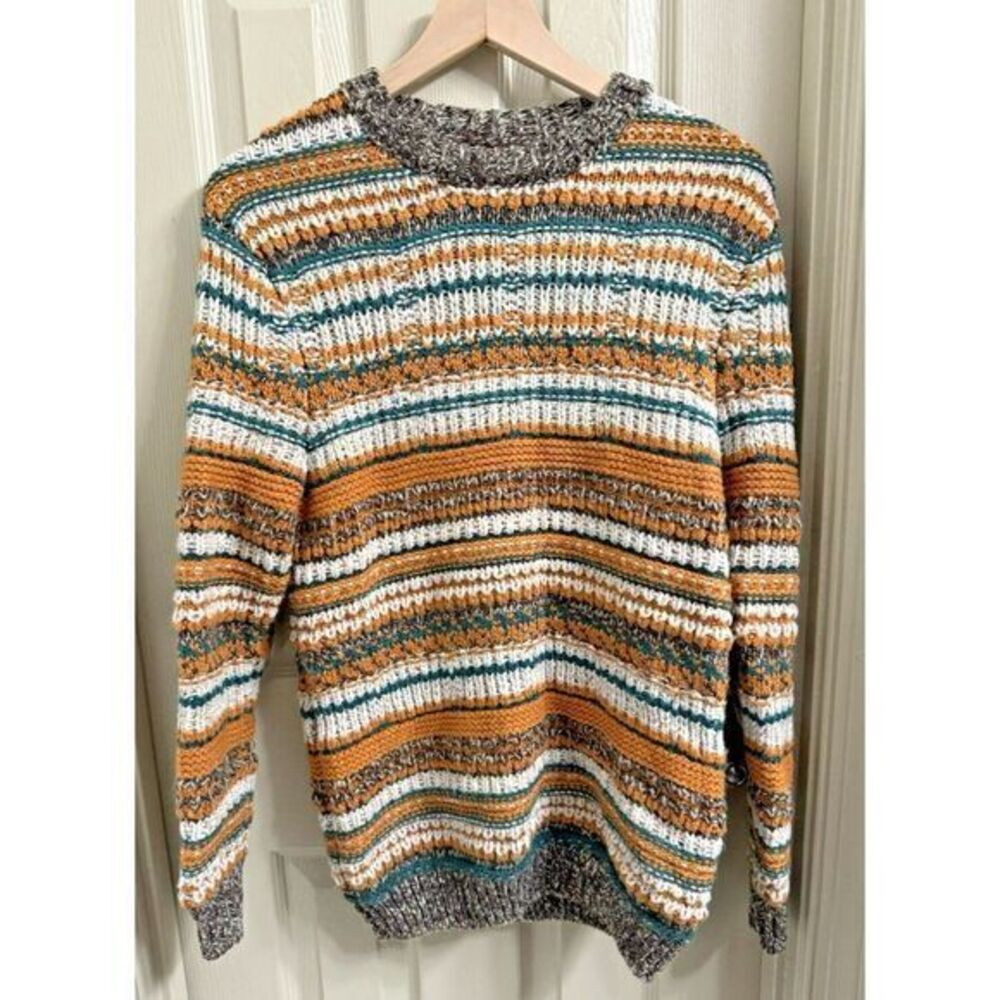 Zara‎ Women's Medium Sweater Multi-Color Oversized Chunky Knit Pullover